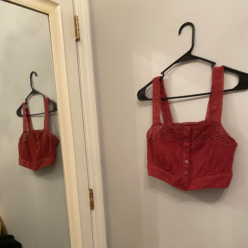 LA Hearts Cropped Top